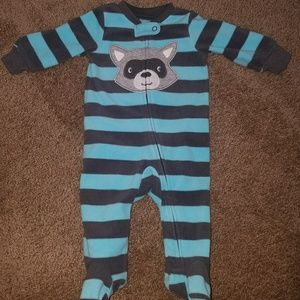Baby boy 3 month racoon onsie